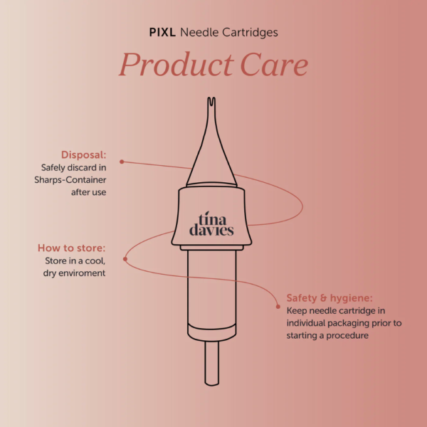 PIXL needle cartridges product care instructions guide